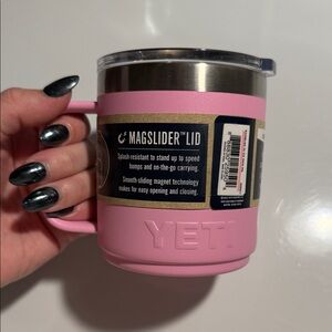 YETI Pink Mug with Magslider Lid